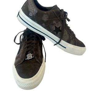 Converse One Star Pro Mi Gente Skate Shoes Brown Mens 7 or Women’s Size 8.5